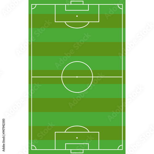 Football Stadium. Vector Illustration
