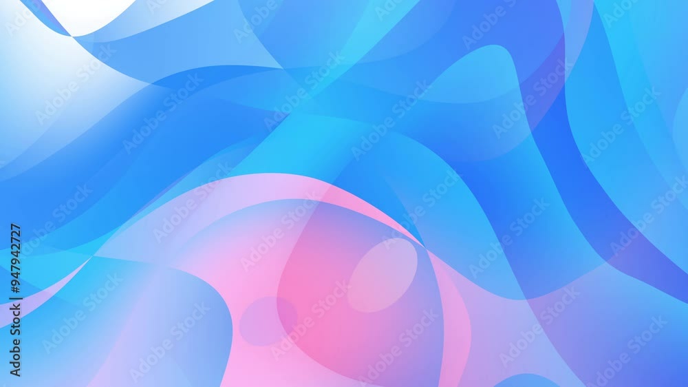 Abstract blue gradient background with waves 4k seamless loop Abstract blue gradient background with waves 4k seamless loop