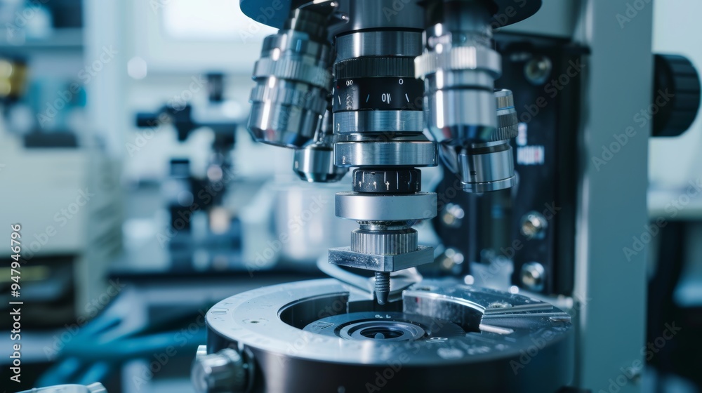 Precision in Progress Macro View of Scientific Instrument Calibration and Testing Equipment Precision in Progress Macro View of Scientific Instrument Calibration and Testing Equipment