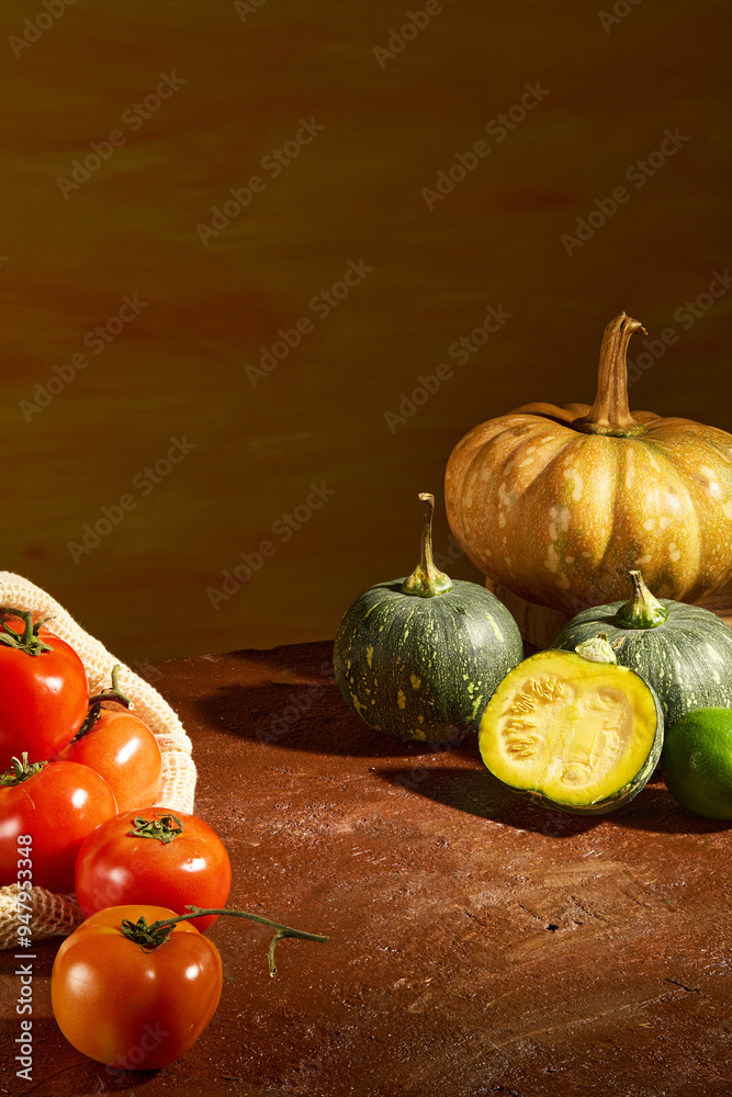 foto-de-fall-themed-food-ad-image-with-diagonal-angle-shot-framed-with