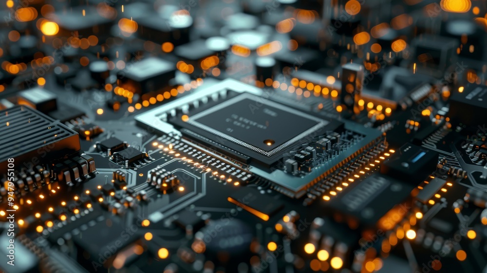 Futuristic Automation Precision Robotics in Motion