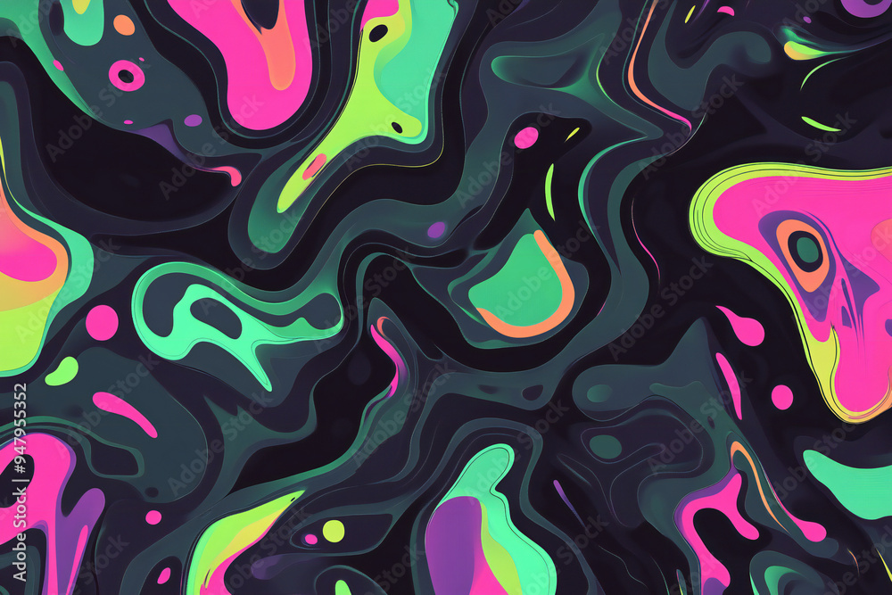 Fototapeta premium Abstract Multicolor Gradient Oil paint texture