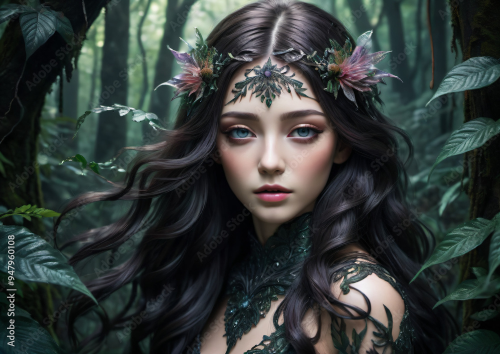 Whispers of the Woodland Nymph - Realistic Fantasy Portraiture Whispers of the Woodland Nymph - Realistic Fantasy Portraiture