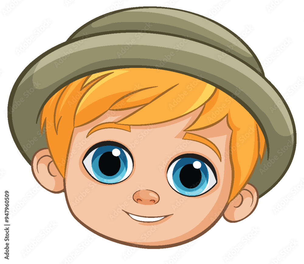 Smiling Boy with Hat Smiling Boy with Hat