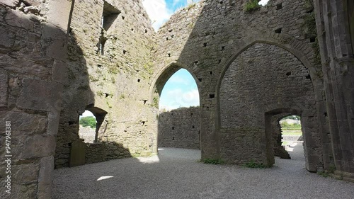 Ireland Epic Locations Hore Abbey in the shadow Of The Rock Of Cashel in Tipperary Ireland photo