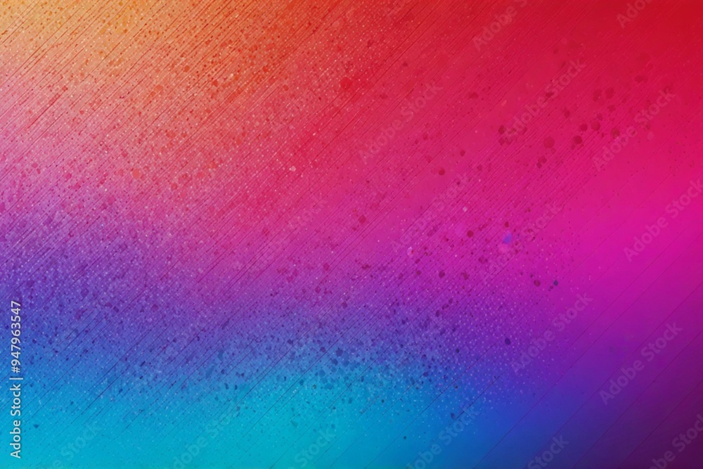 Fototapeta premium Vibrant, abstract rainbow gradient with diagonal lines, perfect for colorful backgrounds and creative projects.