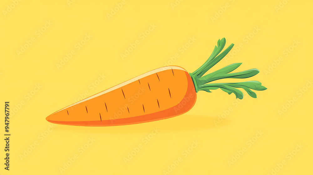 Cartoon carrot illustration