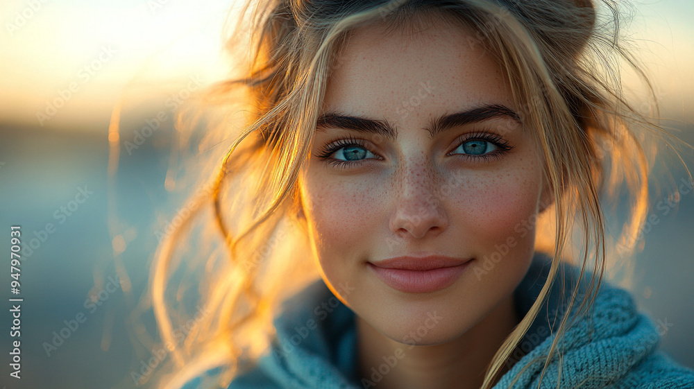 Smiling blonde Smiling blonde