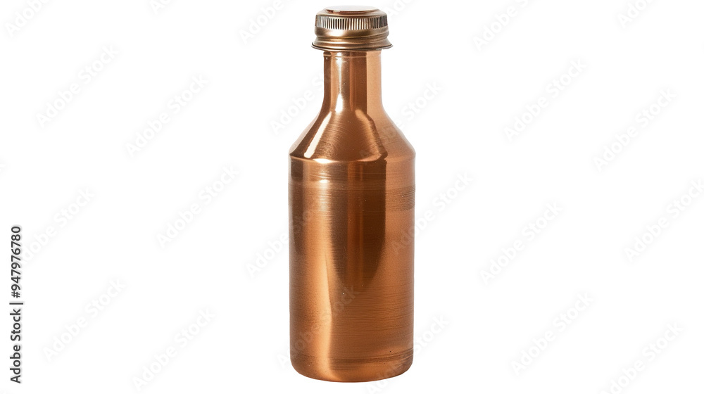 Empty Copper Bottle isolated on transparent background, PNG Empty Copper Bottle isolated on transparent background, PNG