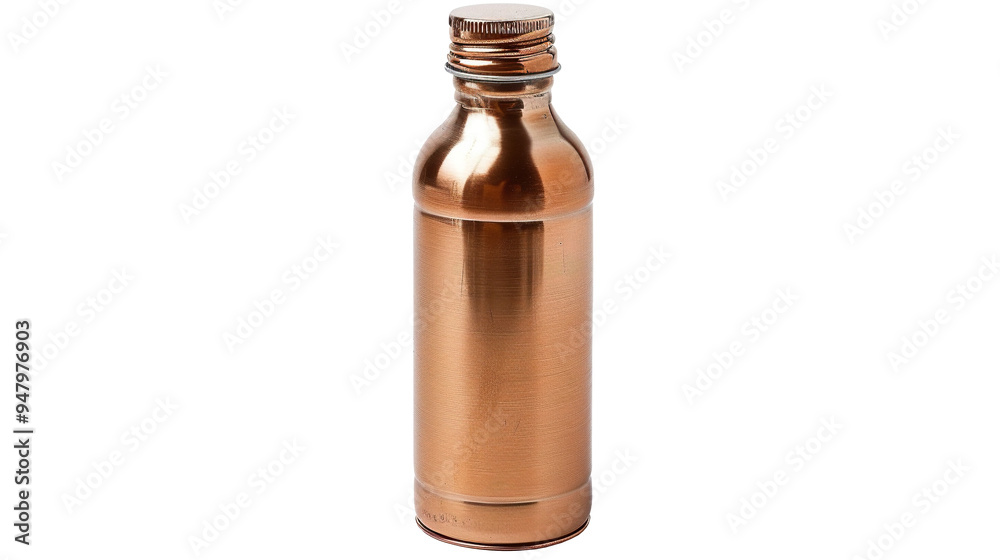 Empty Copper Bottle isolated on transparent background, PNG Empty Copper Bottle isolated on transparent background, PNG