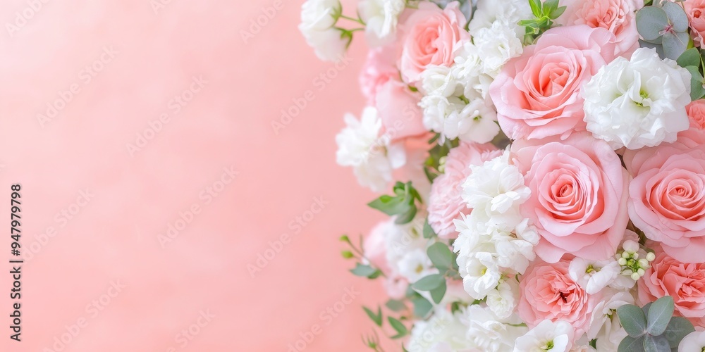 Elegant Pink Roses and White Flowers for Stunning Floral Arrangements Elegant Pink Roses and White Flowers for Stunning Floral Arrangements