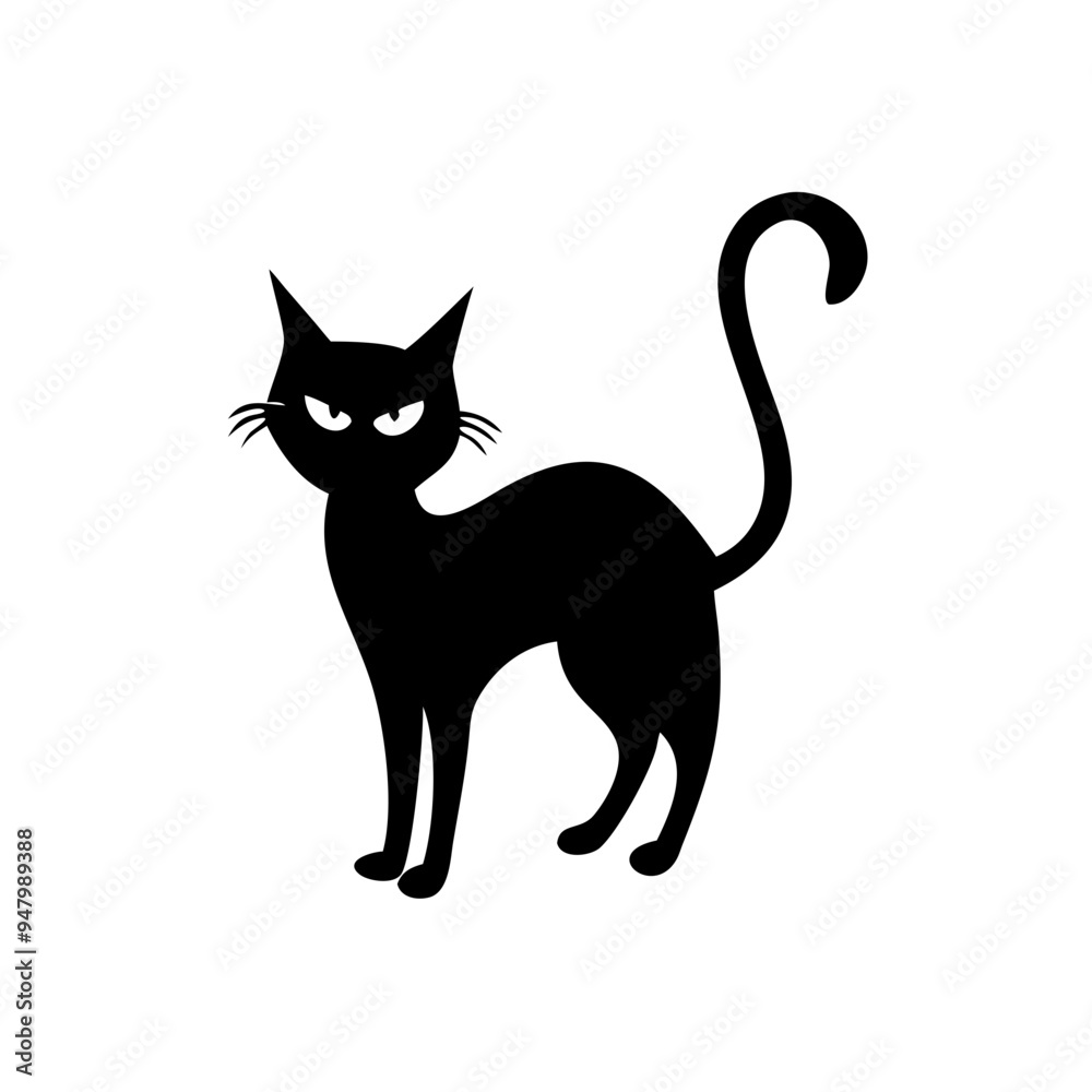 halloween cat vector silhouette halloween cat vector silhouette