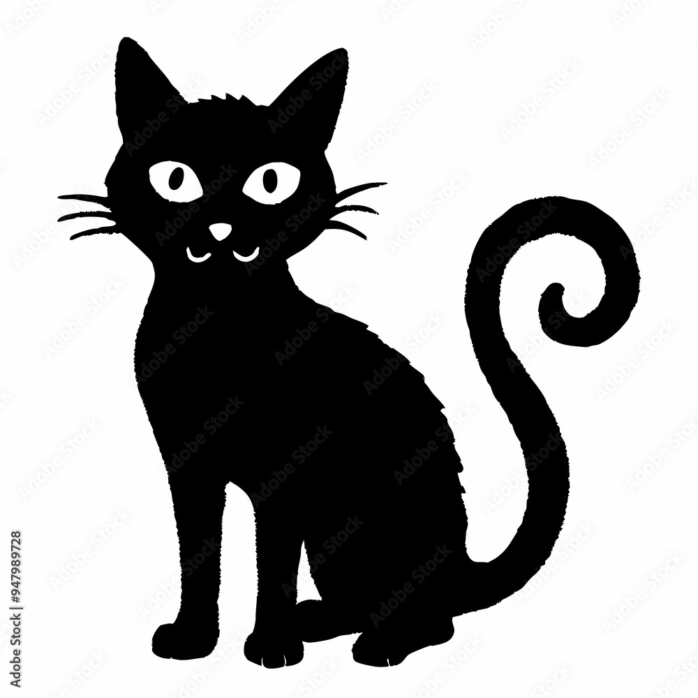 halloween cat vector silhouette halloween cat vector silhouette