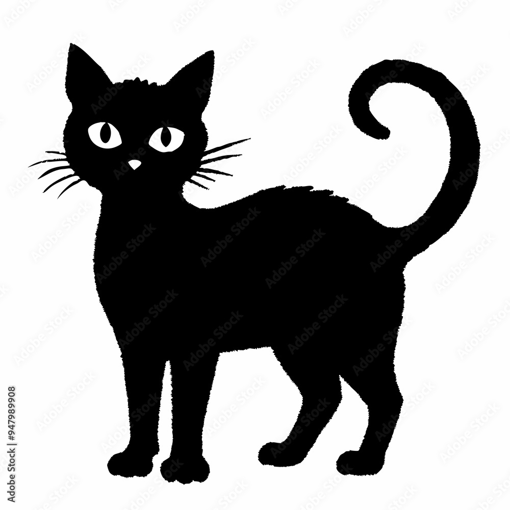 halloween cat vector silhouette halloween cat vector silhouette