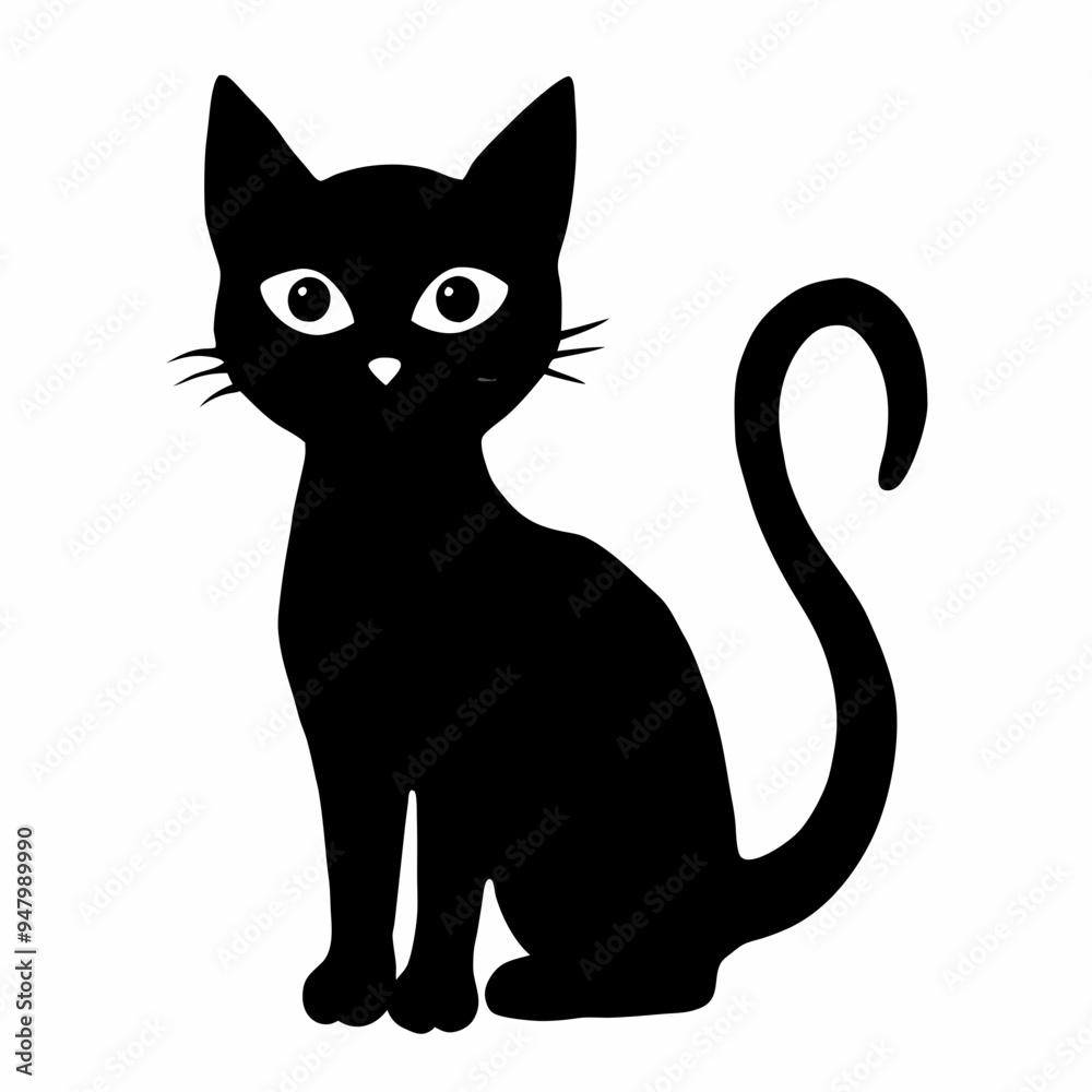 halloween cat vector silhouette halloween cat vector silhouette