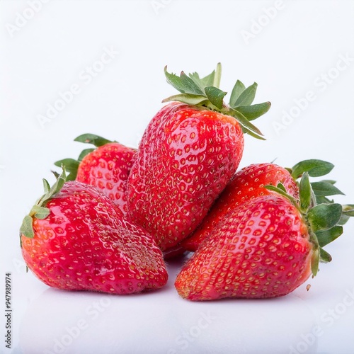 Wallpaper Mural Fresh and Juicy Strawberries Torontodigital.ca