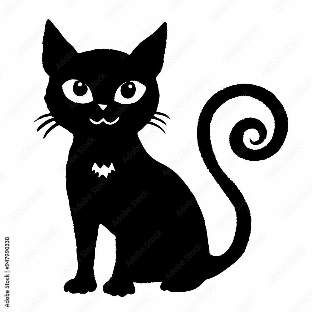 halloween cat vector silhouette halloween cat vector silhouette
