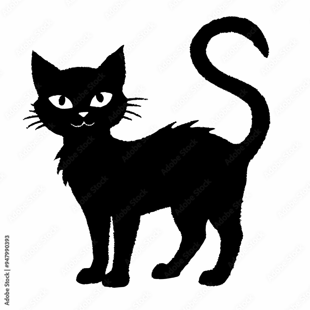 halloween cat vector silhouette halloween cat vector silhouette