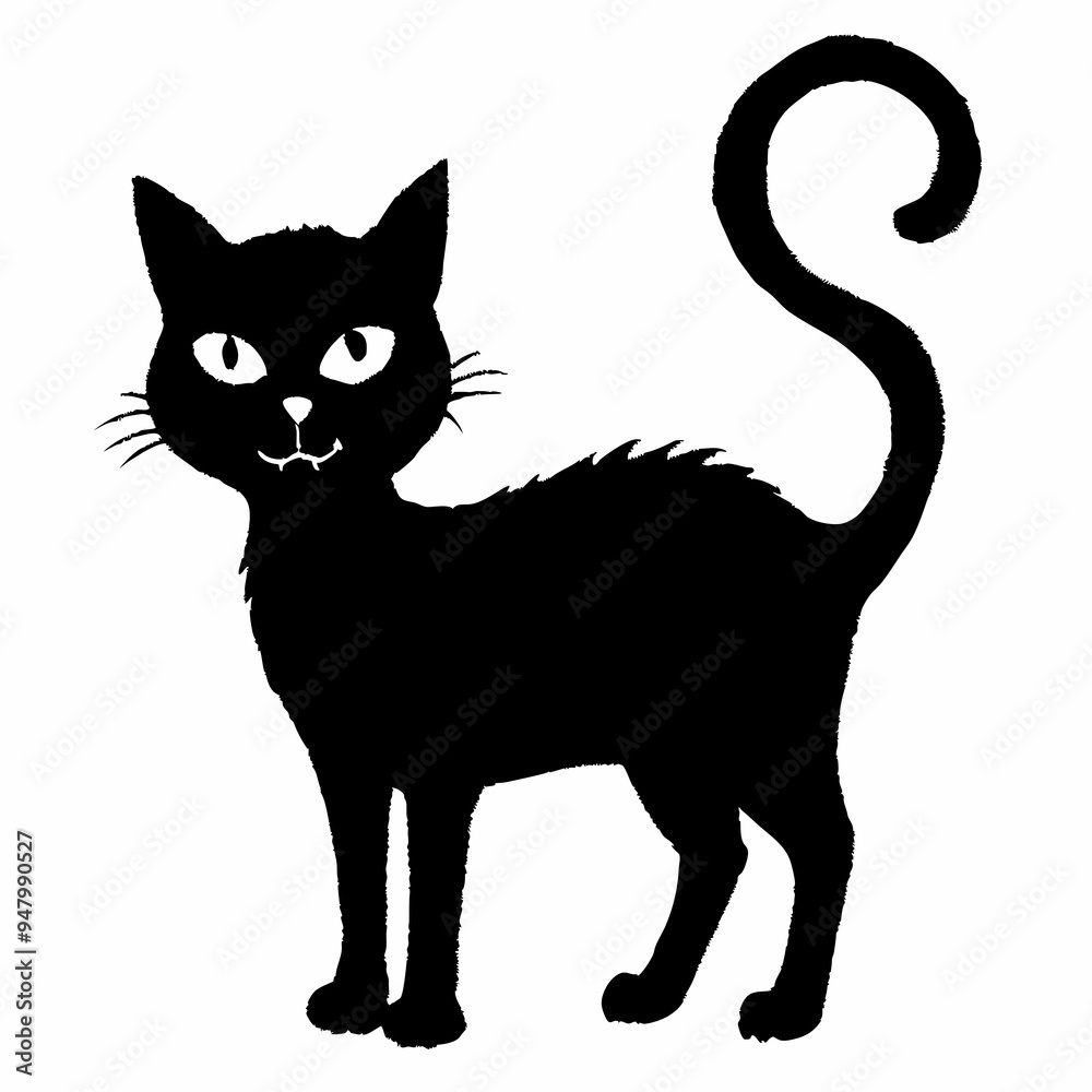 halloween cat vector silhouette halloween cat vector silhouette