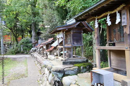  A Japanese shrine : a scene of the precincts of Haritsuna-jinjya Shrine in Inuyama City in Aichi Prefecture photo