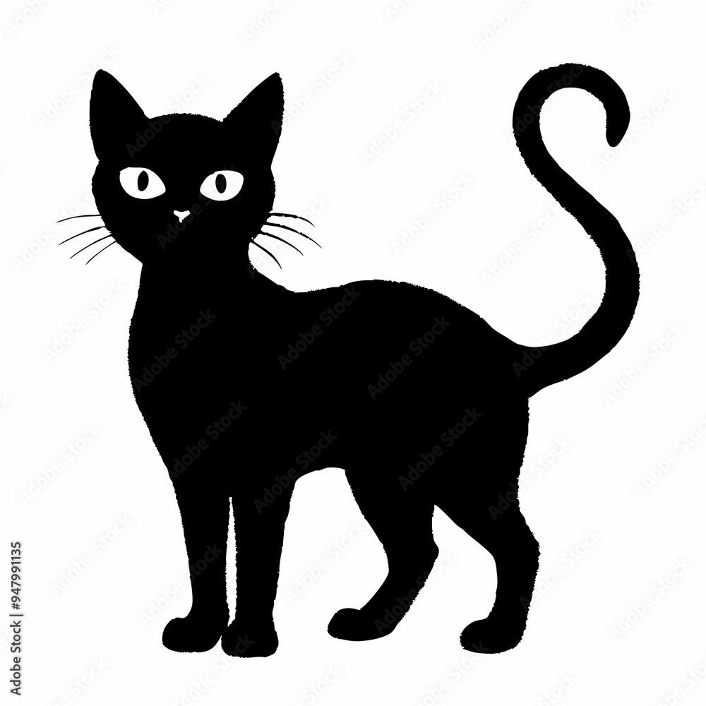 halloween cat vector silhouette halloween cat vector silhouette