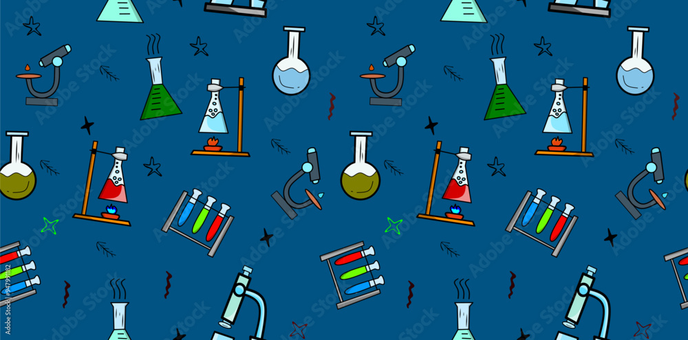 chemical laboratory equipment illustration. chemical reaction equipment background. Chemistry pattern background. Chemistry theme background. laboratory science pattern background. chemical laboratory equipment illustration. chemical reaction equipment background. Chemistry pattern background. Chemistry theme background. laboratory science pattern background.