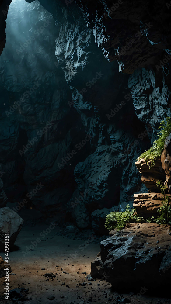 mysterious depths of the deep nature cave background backdrop mysterious depths of the deep nature cave background backdrop