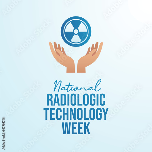 National Radiologic Technology Week vector design template good for celebration usage. National Radiologic Technology Week design. flat design. eps 10.