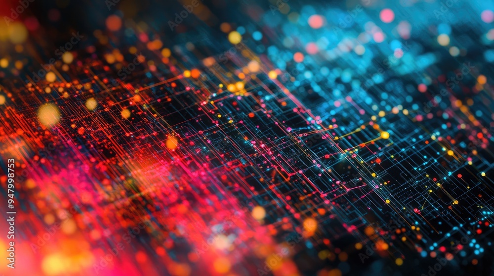 Abstract data grid with categorized and classified data points, showcasing the power of data analytics. Abstract data grid with categorized and classified data points, showcasing the power of data analytics.