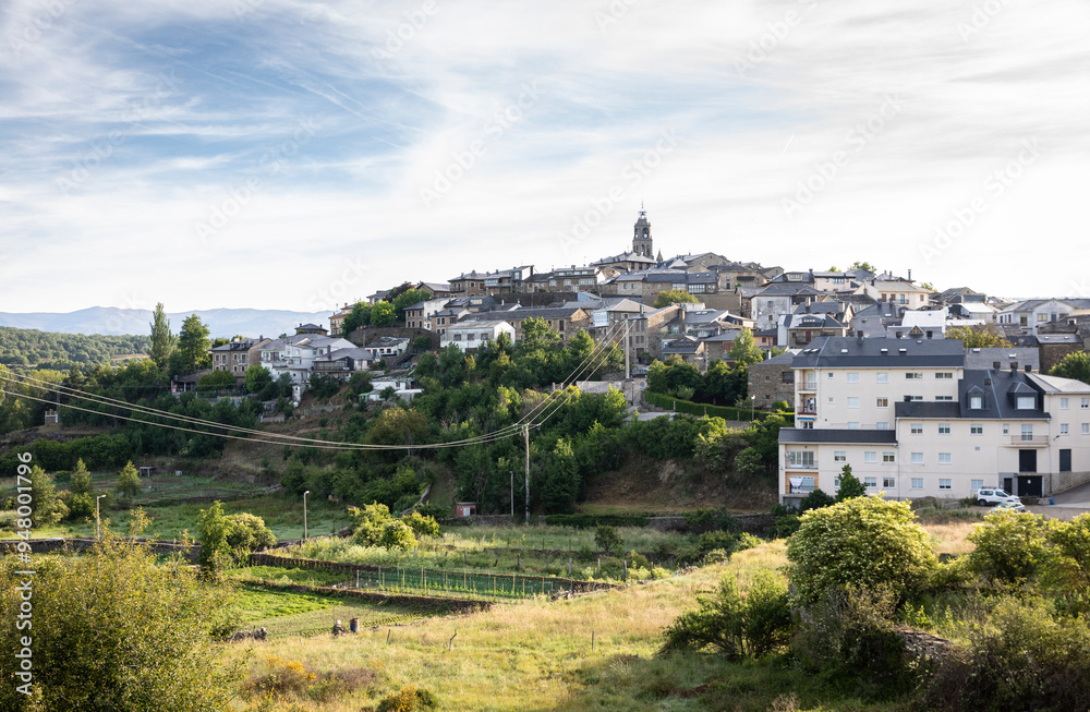 Obraz premium a view of Puebla de Sanabria town, province of Zamora, Castile and Leon, Spain