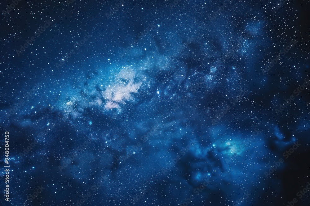 Obraz premium Vast starry night sky background