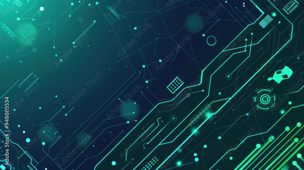 Abstract Digital Circuitry Background Abstract Digital Circuitry Background