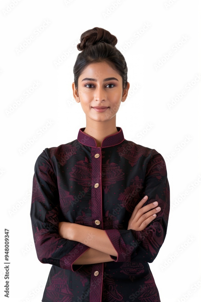 Confident woman in traditional attire Confident woman in traditional attire