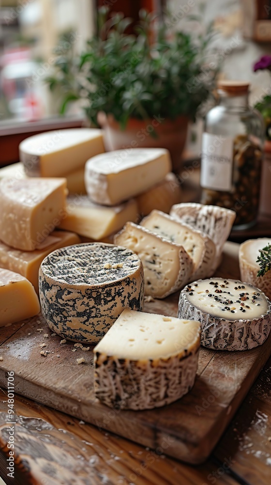 Artisan Cheese Board: A Delectable Spread of Creamy Delights Artisan Cheese Board: A Delectable Spread of Creamy Delights