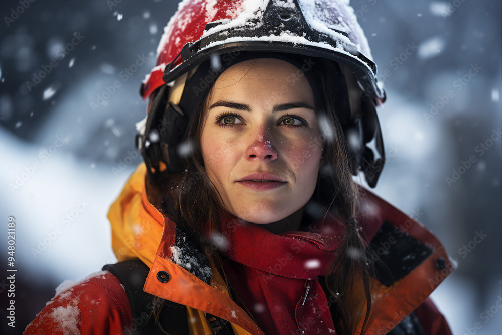 Rescuers help people who are in trouble generative AI concept Rescuers help people who are in trouble generative AI concept