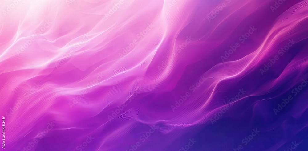 Abstract flowing fabric waves in soft pink and deep purple hues Generative AI Abstract flowing fabric waves in soft pink and deep purple hues Generative AI