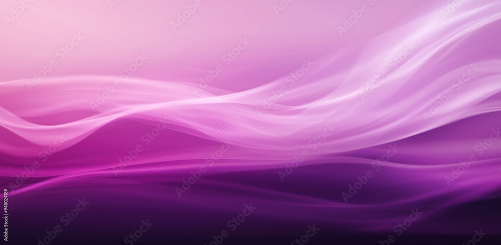 Abstract flowing fabric waves in soft pink and deep purple hues Generative AI Abstract flowing fabric waves in soft pink and deep purple hues Generative AI