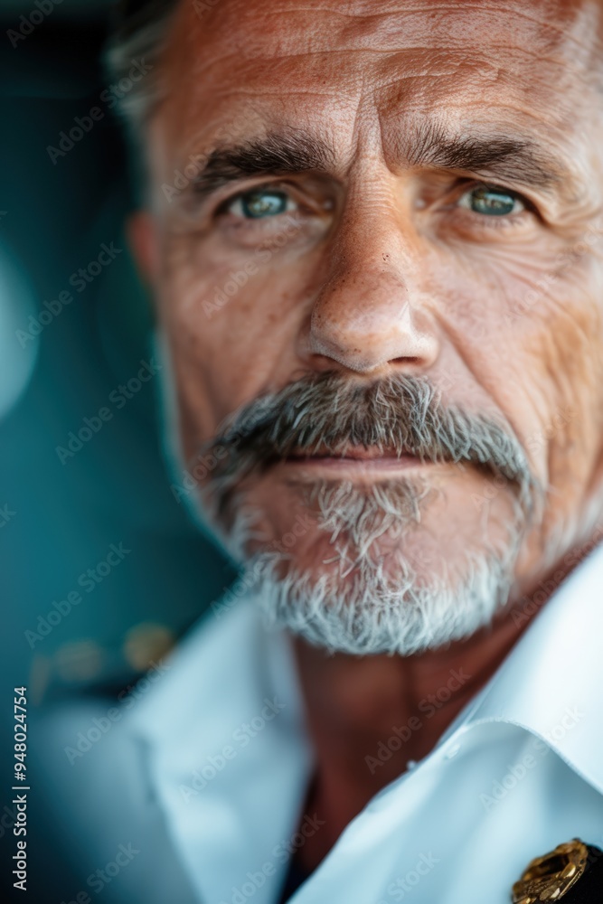 Security guard in uniform displaying commitment to safety and protection Security guard in uniform displaying commitment to safety and protection