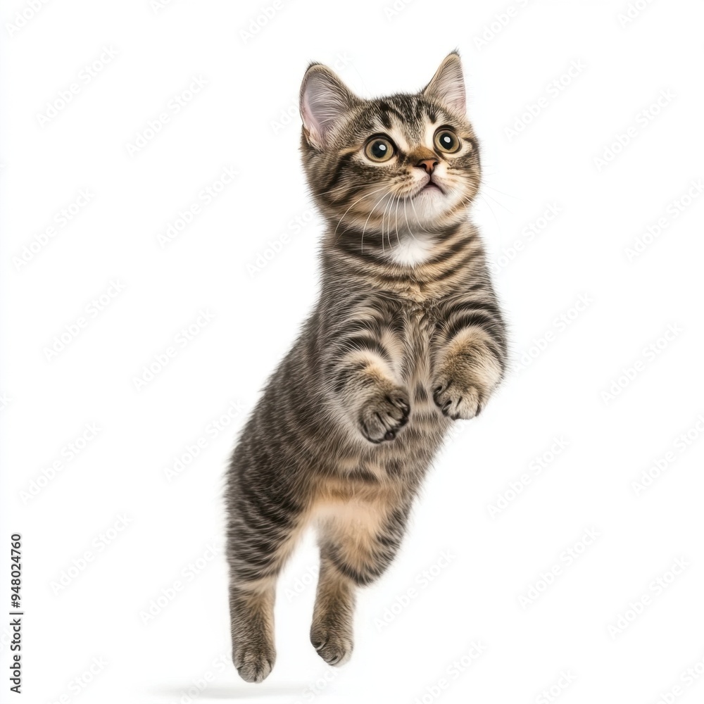 Cat kitten in motion pose transparent background Cat kitten in motion pose transparent background