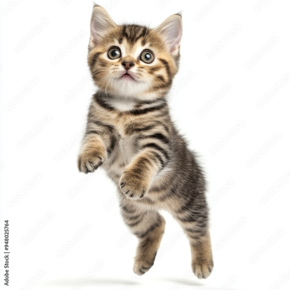 Cat kitten in motion pose transparent background Cat kitten in motion pose transparent background
