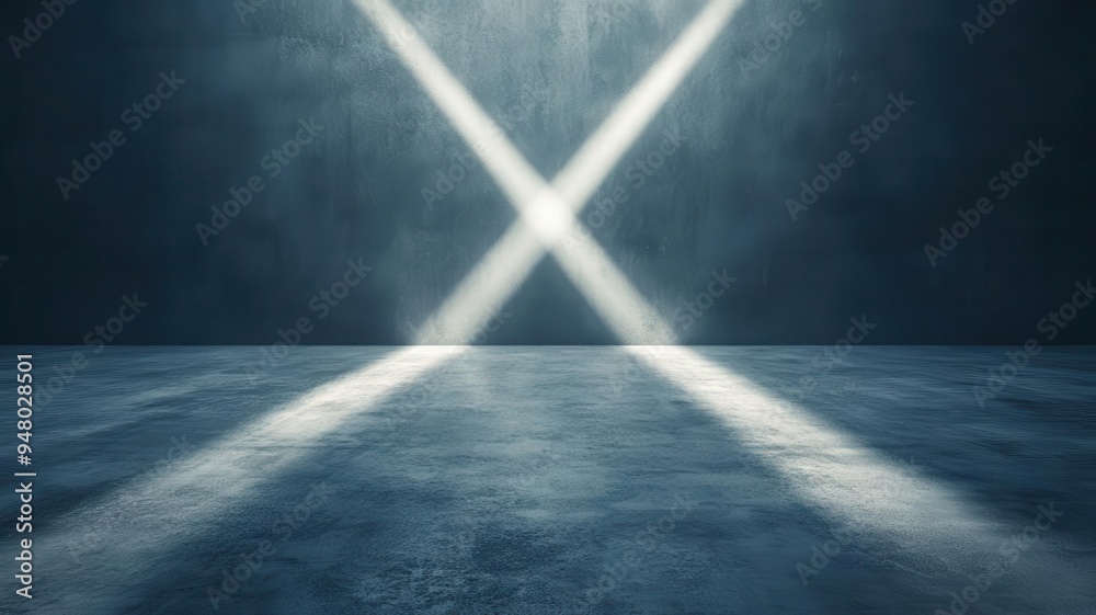 Create glowing beams forming a cross pattern Create glowing beams forming a cross pattern