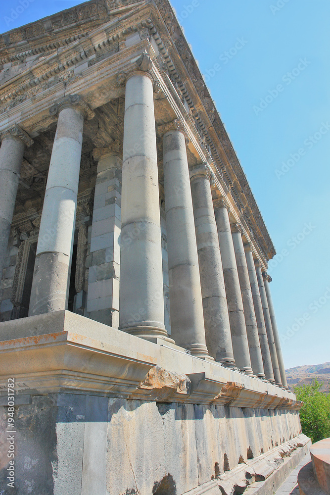 The Garni Temple the only standing Greco-Roman colonnaded building in Armenia. The Garni Temple the only standing Greco-Roman colonnaded building in Armenia.