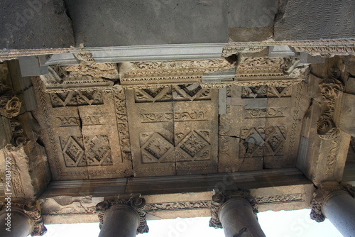 The Garni Temple the only standing Greco-Roman colonnaded building in Armenia. photo