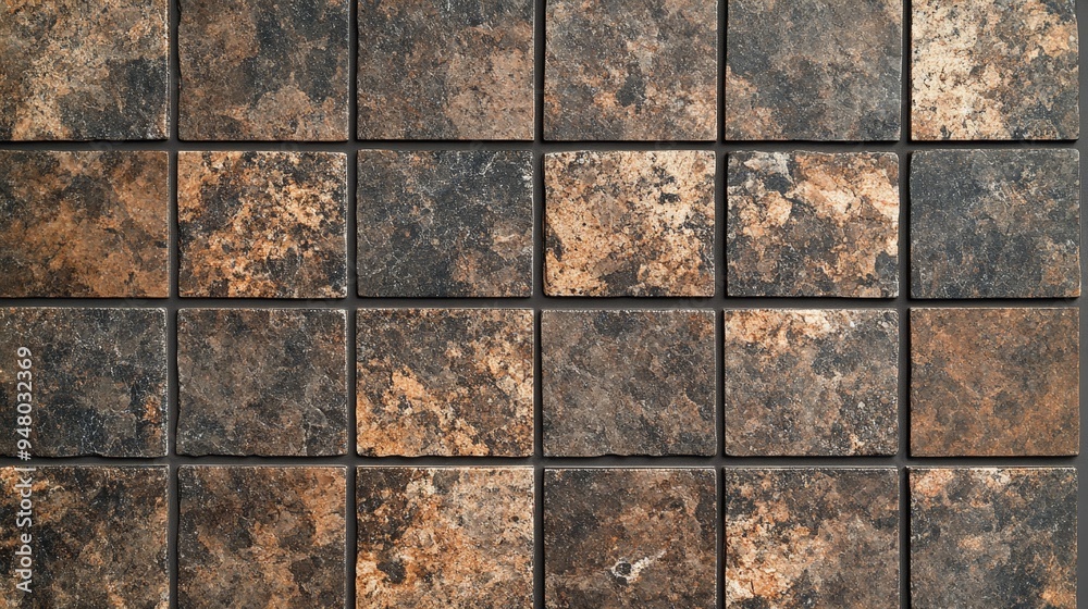 Textured tiles arranged in an elegant pattern on a flat surface for interior design inspiration Textured tiles arranged in an elegant pattern on a flat surface for interior design inspiration