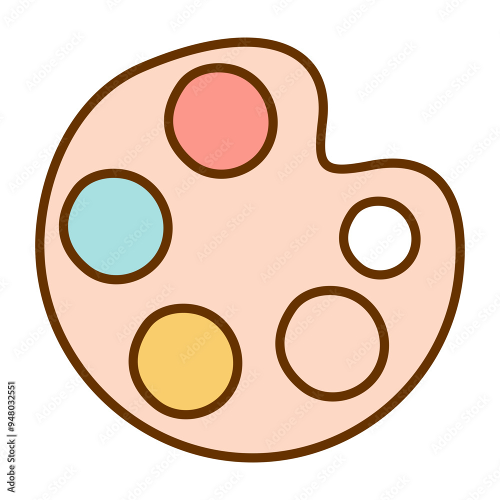 Fototapeta premium Hand Drawn School Equipment