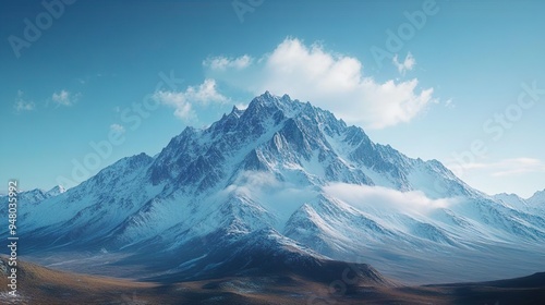 Wallpaper Mural Extensive Mountain Range with Rugged Peaks and Bright Clear Horizons for Stunning Landscapes Torontodigital.ca