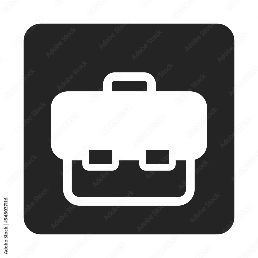 Briefcase Icon Stock Vector Illustration Flat Design On a Transparent Background. Briefcase Icon Stock Vector Illustration Flat Design On a Transparent Background.