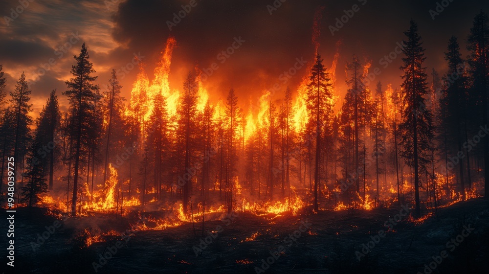 incredible photo of the forest after a big forest fire. black burnt trees. top view. incredible photo of the forest after a big forest fire. black burnt trees. top view.