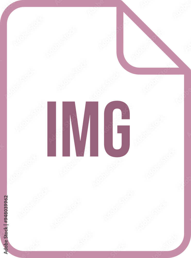 IMG File icon fill rounded corners bold outline IMG File icon fill rounded corners bold outline