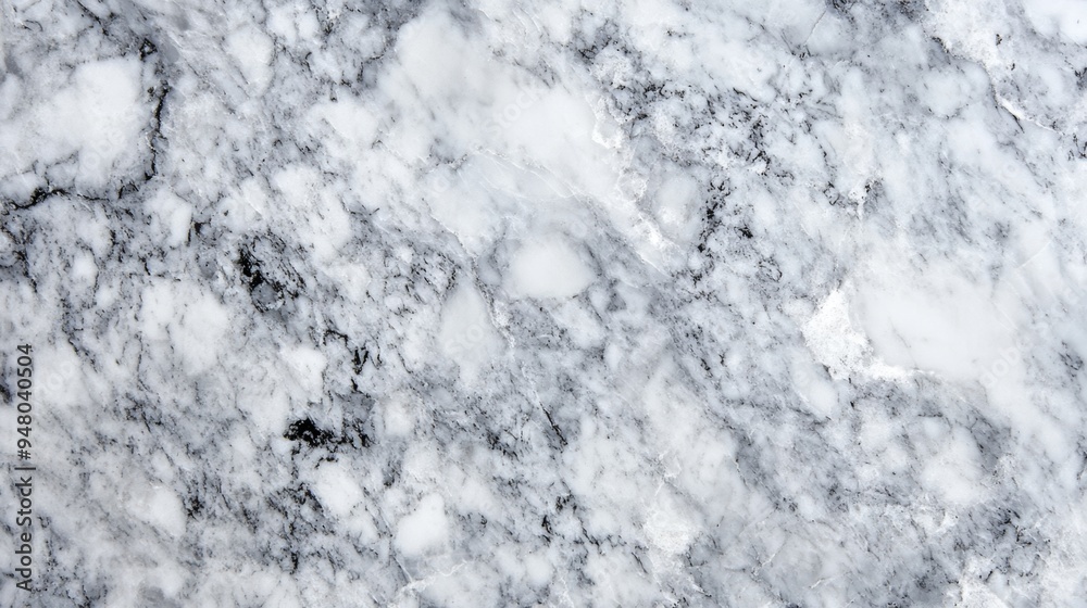 Fototapeta premium Elegant white marble surface with subtle gray veining perfect for interior design projects